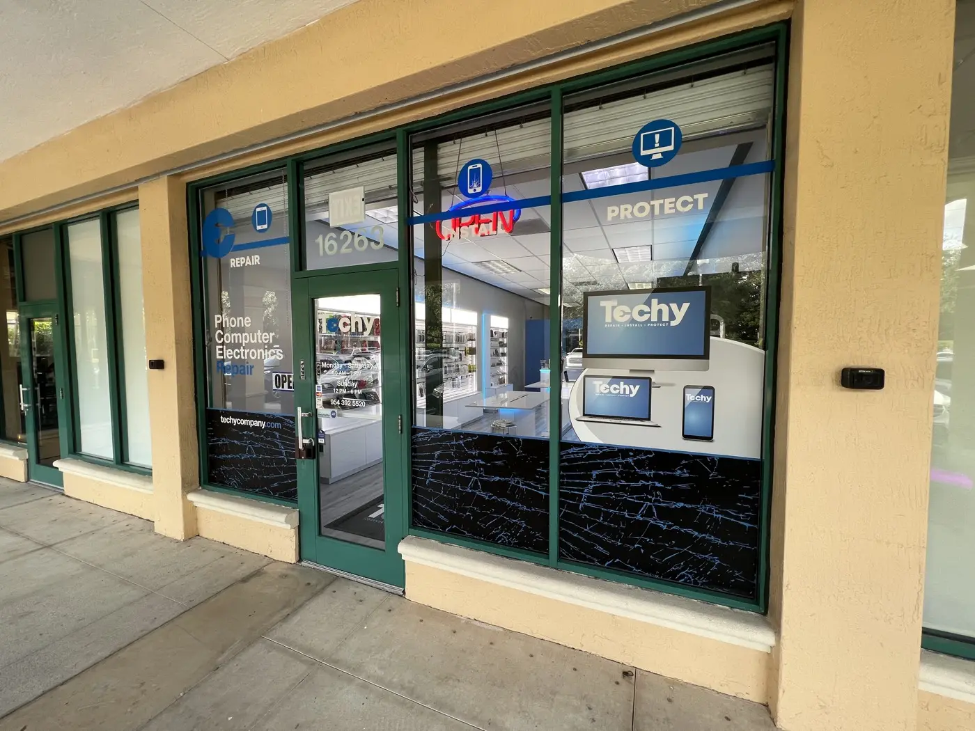 Techy Miramar storefront at 16263 Miramar Pkwy